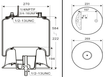 16-13810-002 Truck Trailer Air Bags